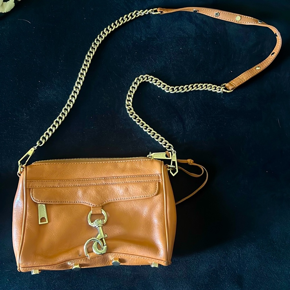 Tan Rebecca Minkoff Leather Crossbody bag